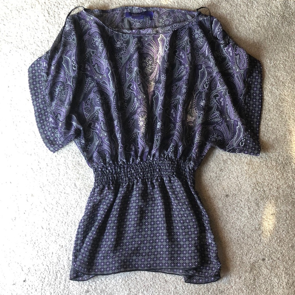 Miley Cyrus Sheer shirt